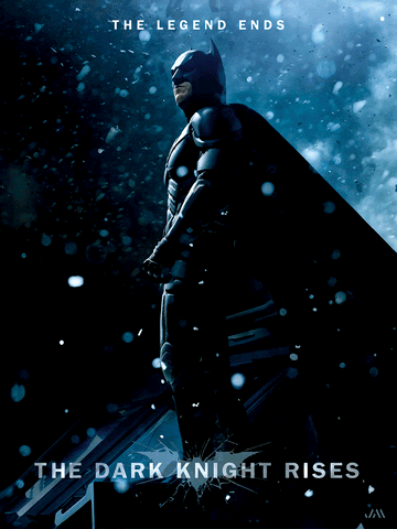 [JSM] DC Comics The Dark Knight Rises 3D Poster (size: 40*30) + Frame