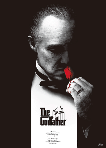 [JSM] The Godfather 3D Poster (size: 70*50) + Frame