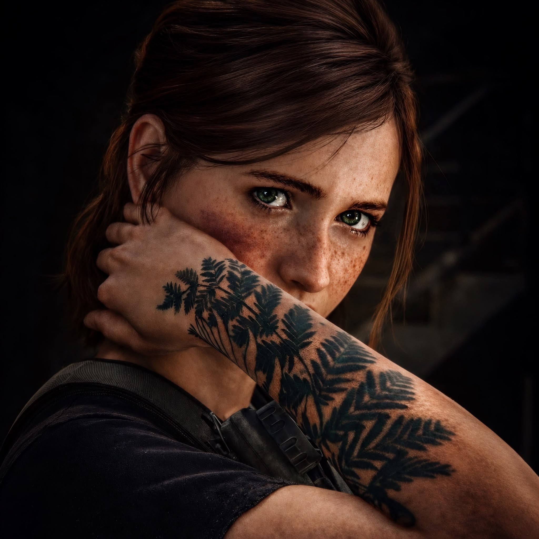 The Last Of Us Ellie Frameless Art Painting on Acrylic Sheet (30x30cm)