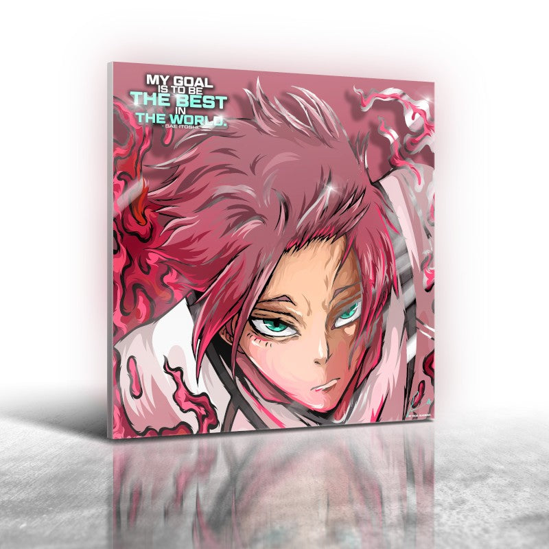 Anime Blue Lock - Sae Itoshi Frameless Art Painting (30*30 cm)