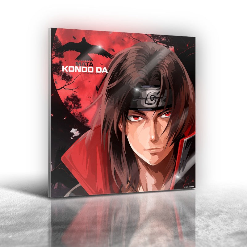 Anime Naruto - Itachi Uchiha Frameless Art Painting (30*30 cm)