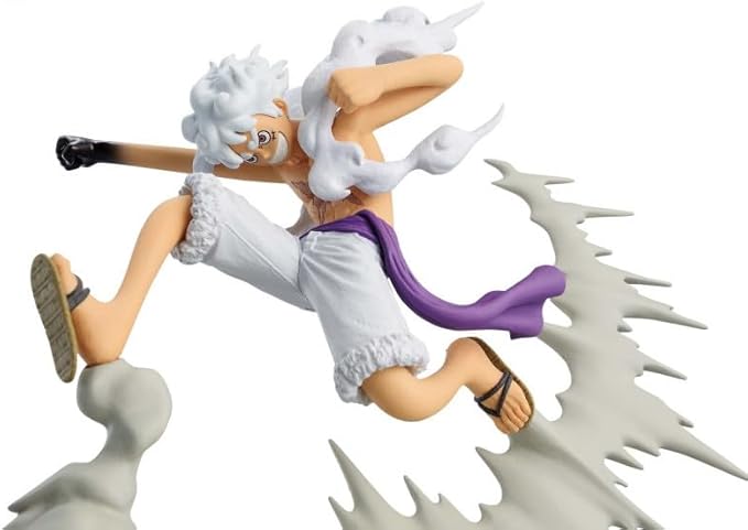 Banpresto Anime One Piece Spectacular Battle Scenery - Monkey D. Luffy Gear 5 Figure (10cm)