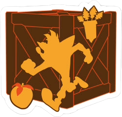 Crash Bandicoot Wumpa Hoarder Magnet (3"x2.78")