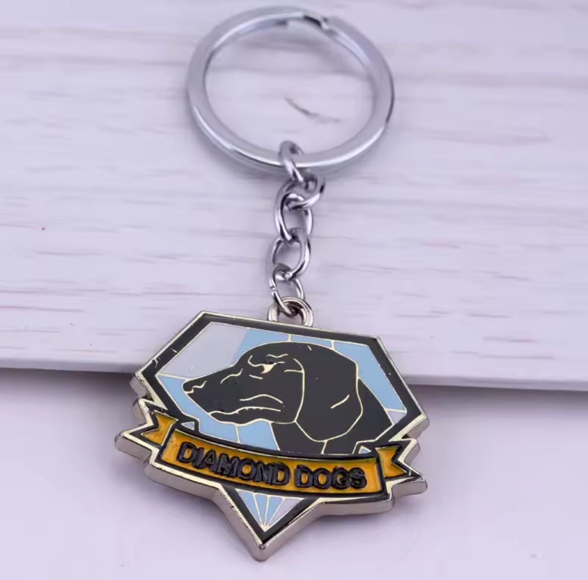 Metal Gear Solid Diamond Dog Keychain