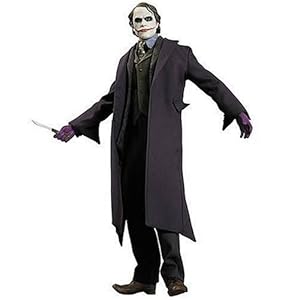 DC Comics THE Dark Knight Movie 1:6 Scale JOKER HEATH LEDGER Collector Action Figure Doll by DC Direct (open box like New)