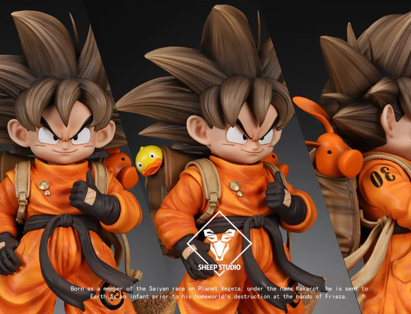 Sheep Studio Dragon Ball Q Ver Child Goku Resin Statue With Led Light (20cm)