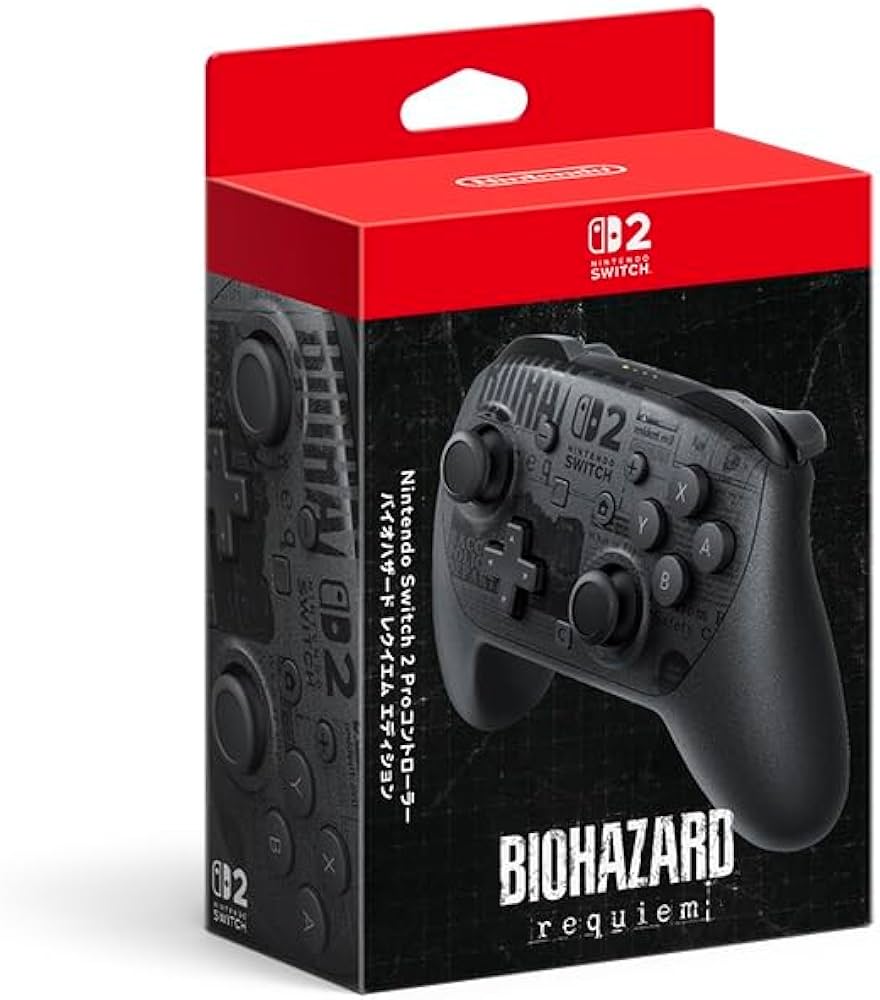 Nintendo Switch 2 Pro Controller Resident Evil Requiem Edition (Japan Edition)