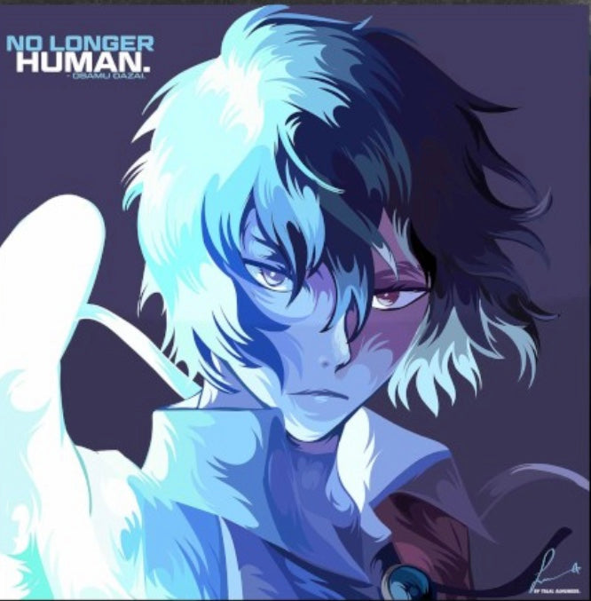 Osamu Dazai Frameless Art Painting (30*30 cm)