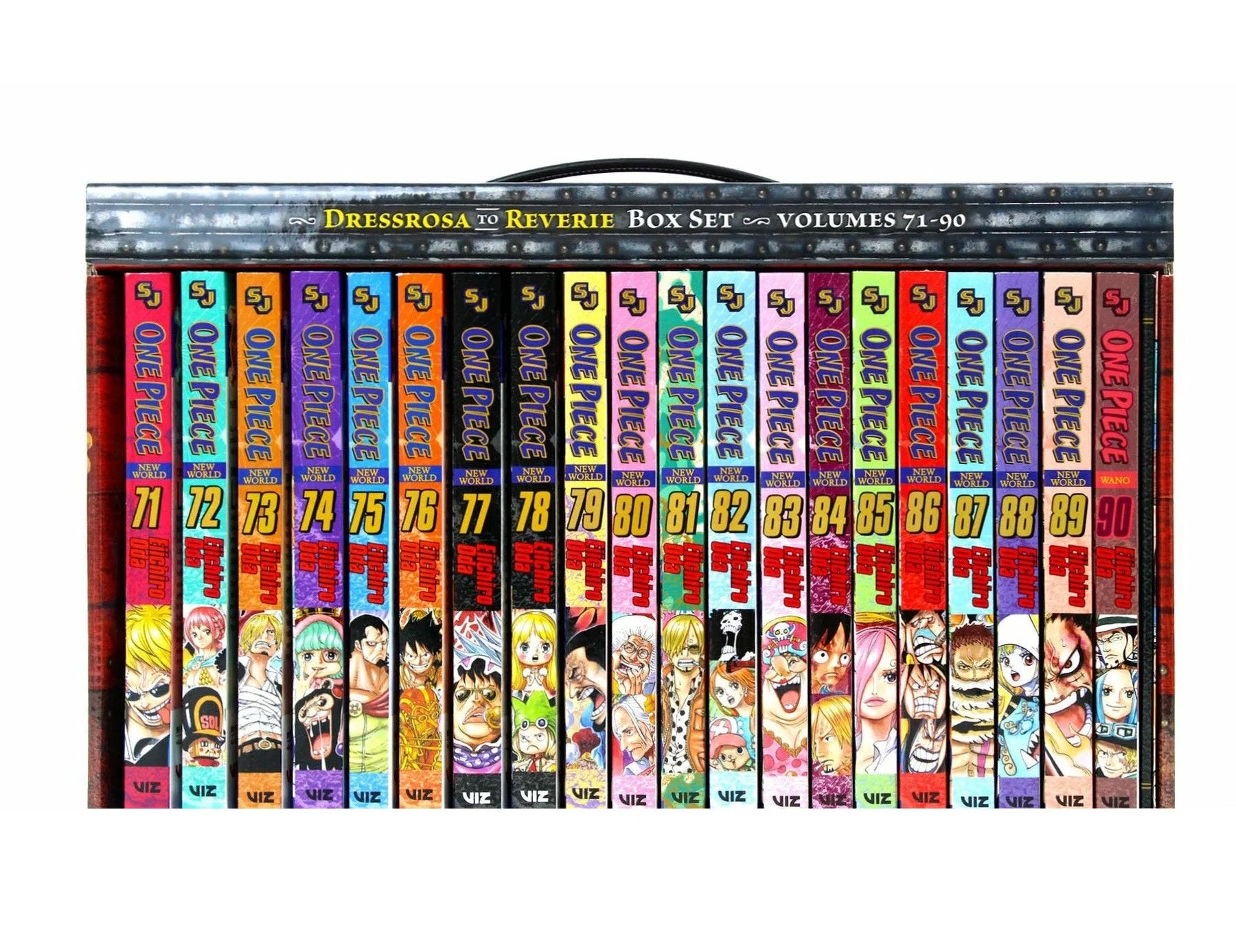 One Piece Dressrosa to Reverie Box Sets: 4 - Volumes 71-90 (English Version)