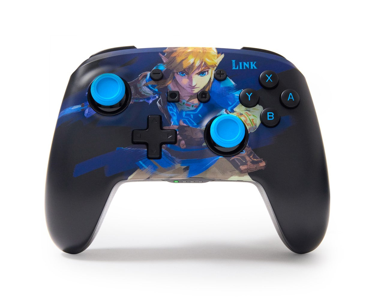 PowerA Enhanced Wireless Controller for Nintendo Switch with Lumectra + (LED Light Controller) - Wake Up Link