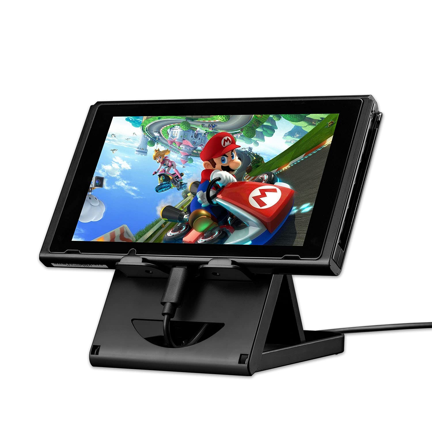 Playstand Compatibe with Nintendo Switch/Lite Console, Portable Compact Mount with 3 Height Settings