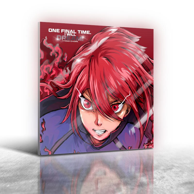 Anime Blue Lock - Hyoma Chigiri Frameless Art Painting (30*30 cm)