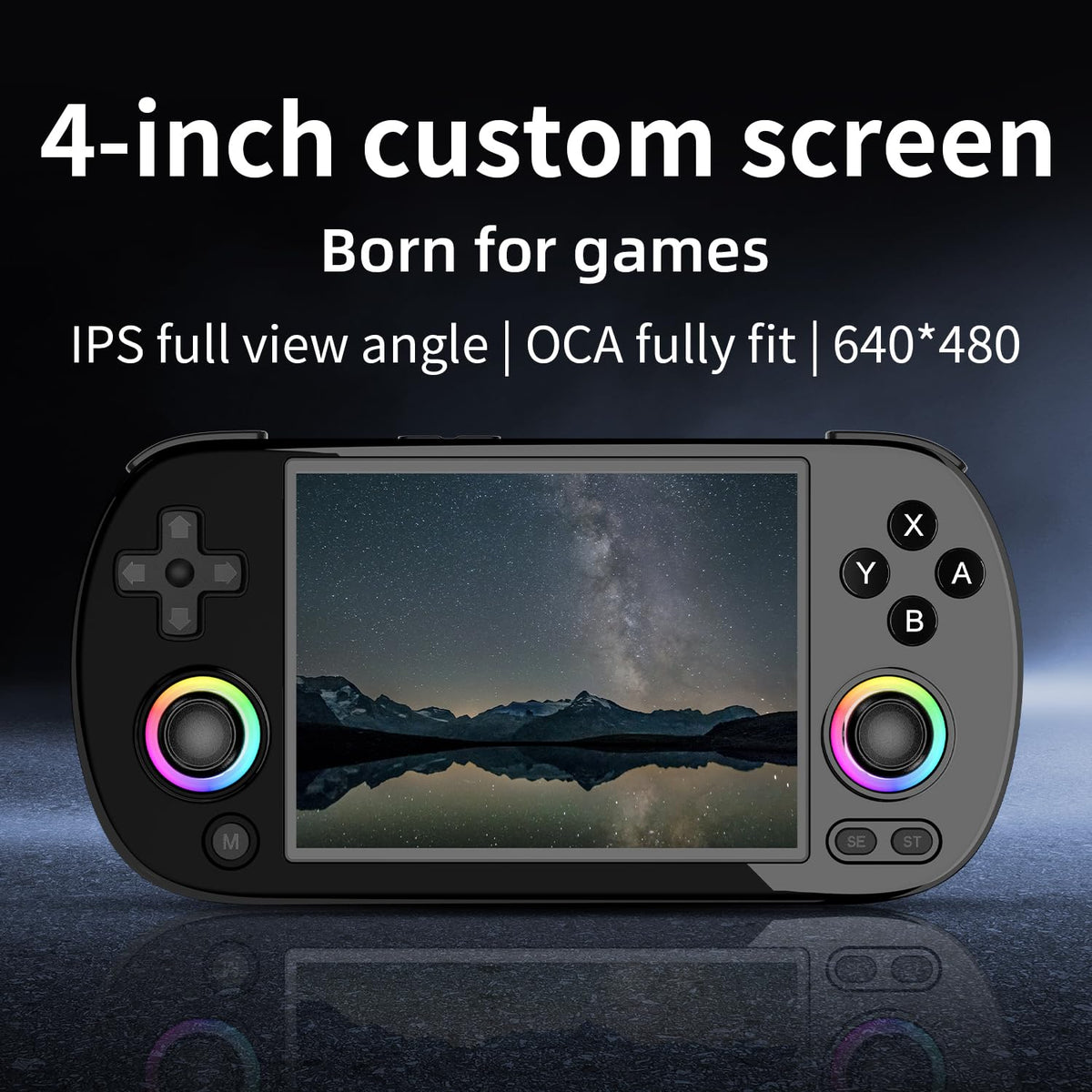 Anbernic RG40XX H Retro Handheld Game Console Black (10,000 Games)