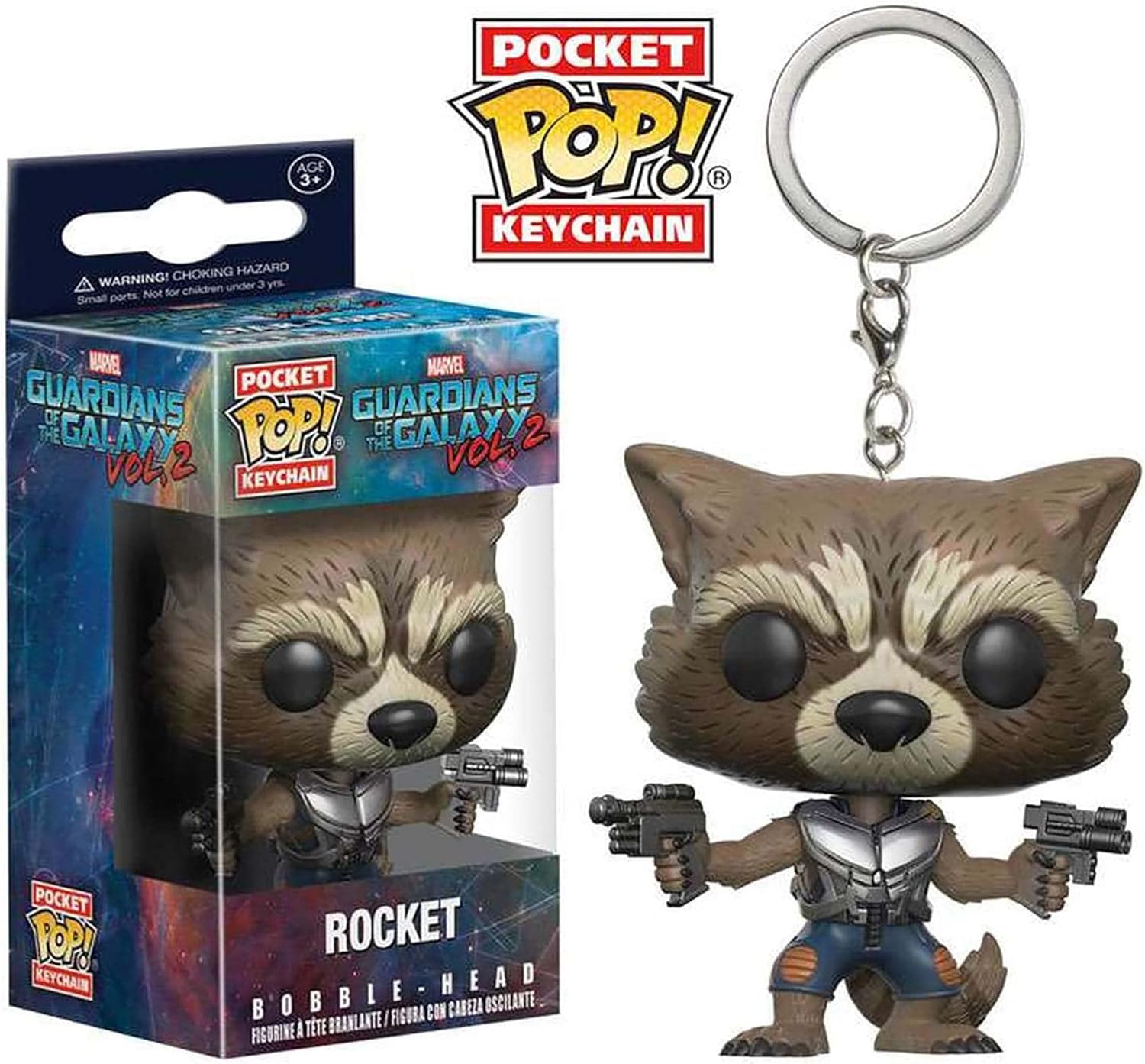 Funko Pop Keychain: Guardians of the Galaxy 2 Rocket