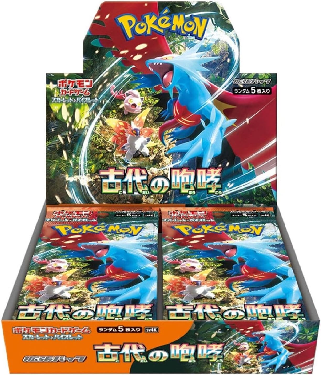 Pokemon Card Game Scarlet & Violet Ancient Roar Japanese Version - (1Pack)