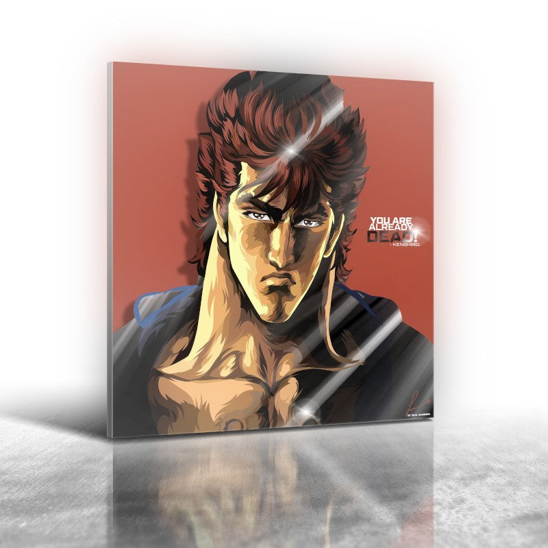 Kenshiro Frameless Art Painting (30*30 cm)