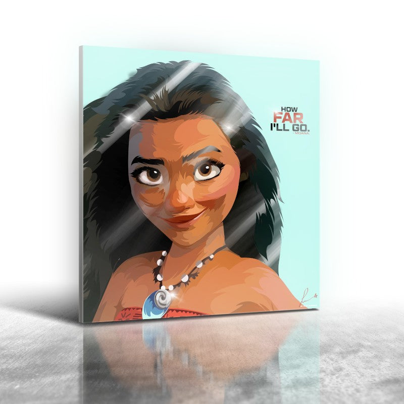 Disney Moana - Moana Frameless Art Painting (30*30 cm)