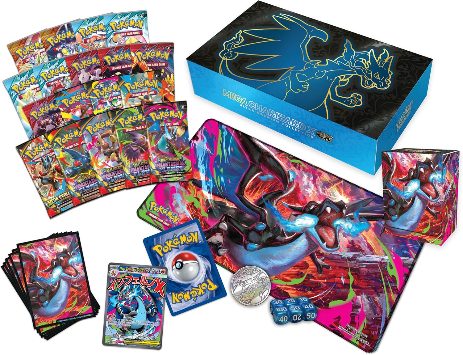Pokemon TCG: Mega Charizard X ex Ultra-Premium Collection Box