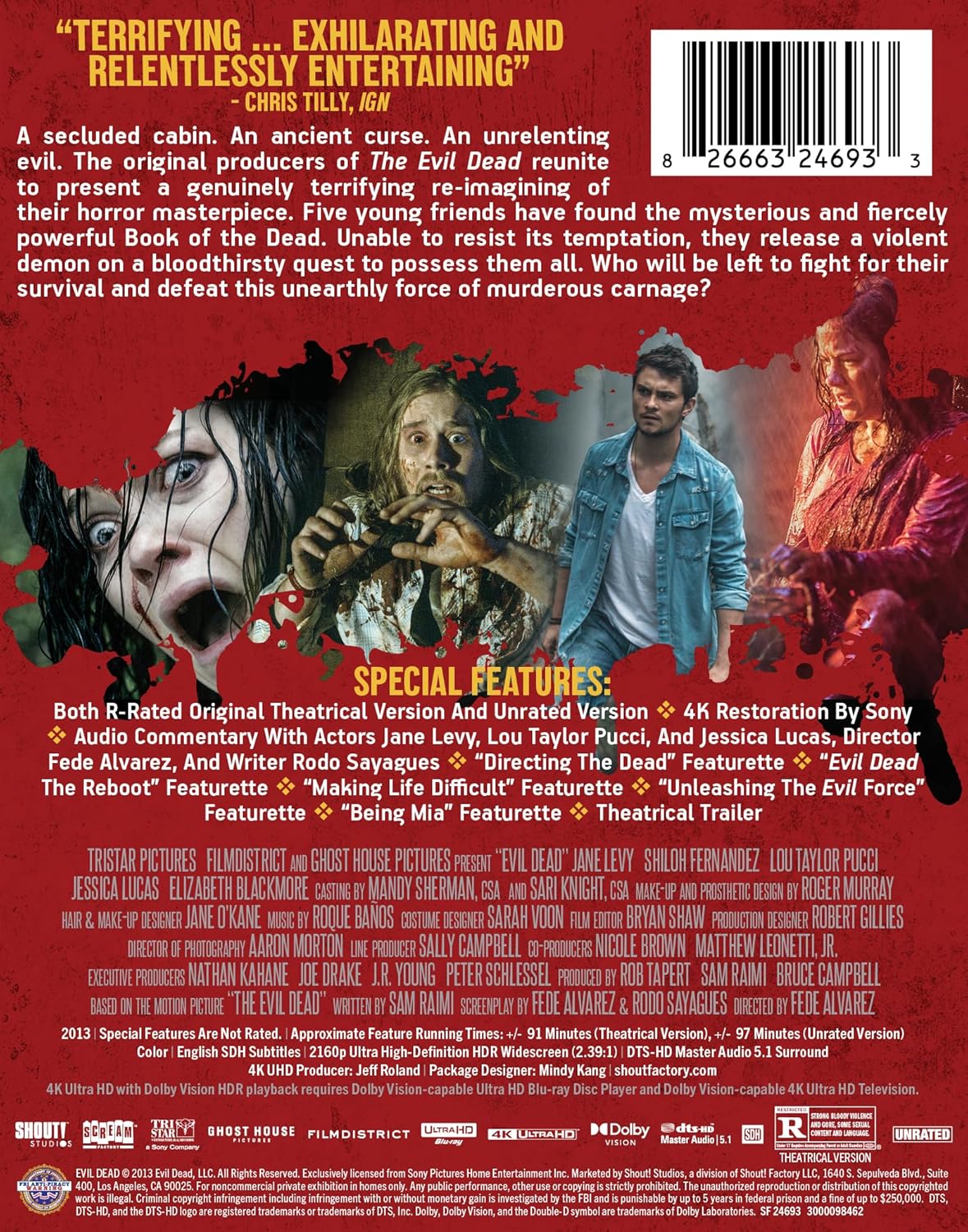 Evil Dead SteelBook (4K Ultra HD Blu-Ray) Limited Edition