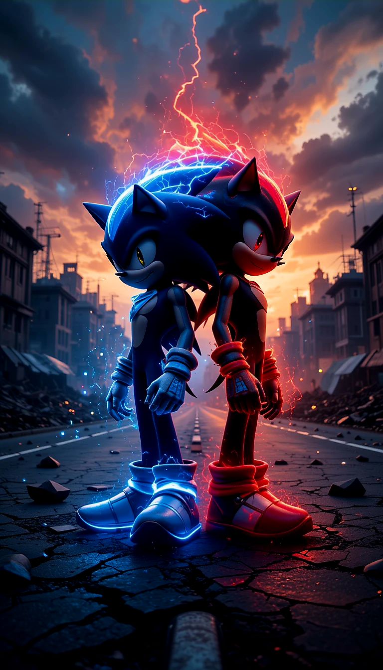 Shadow The Hedgehog Decorative Painting Wall Wooden Posters (28x43cm)