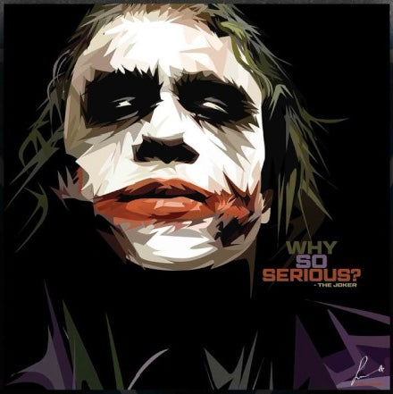 Dc Joker Frameless Art Painting (30*30cm)