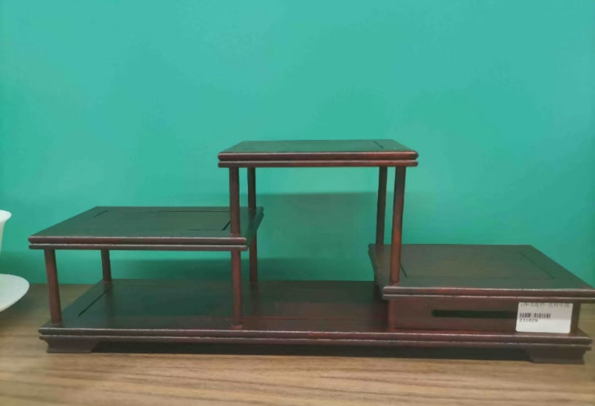 Asian Traditional Teapot Wood Stand