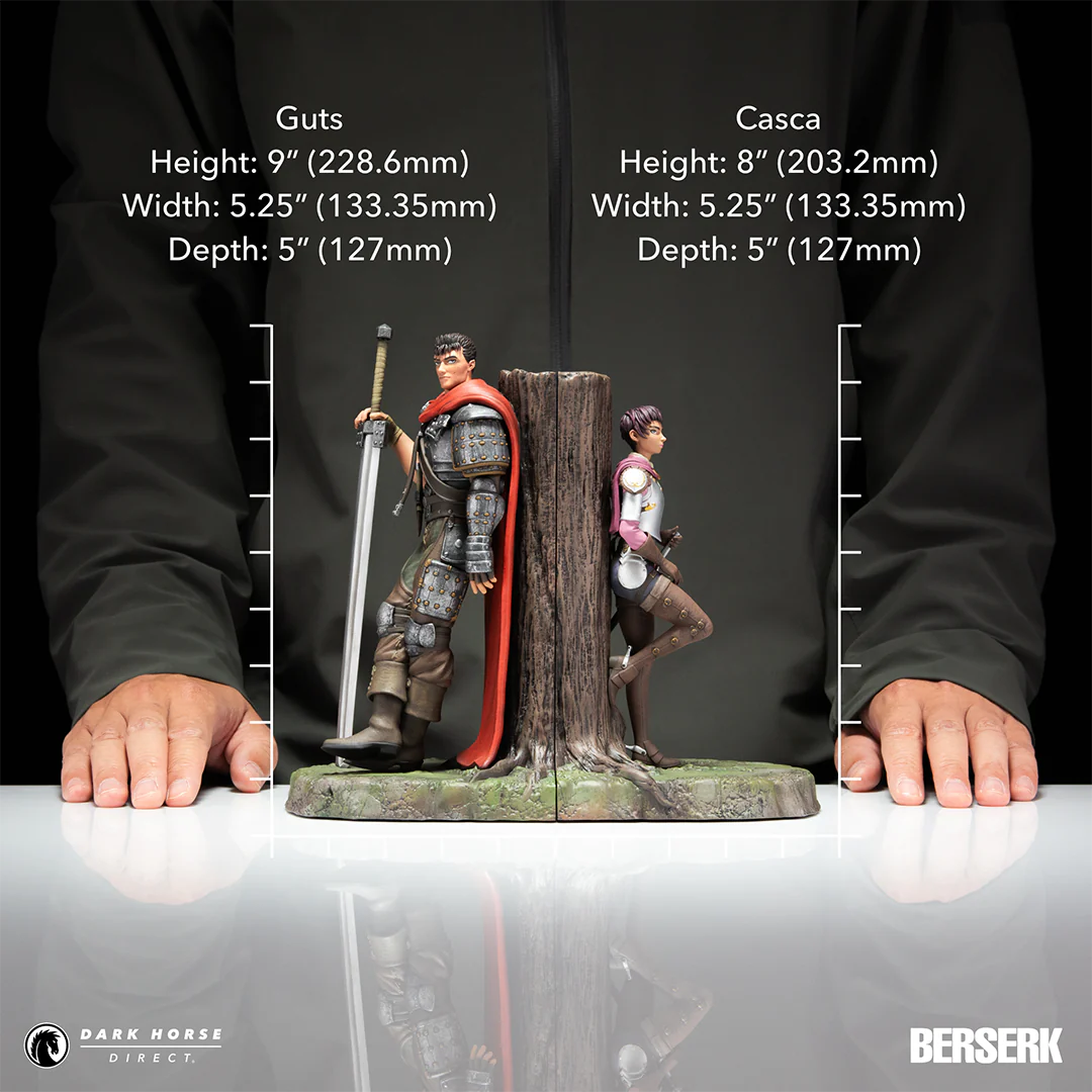 Berserk: Guts & Casca Bookends - Limited to 500 - (Number 51/500)