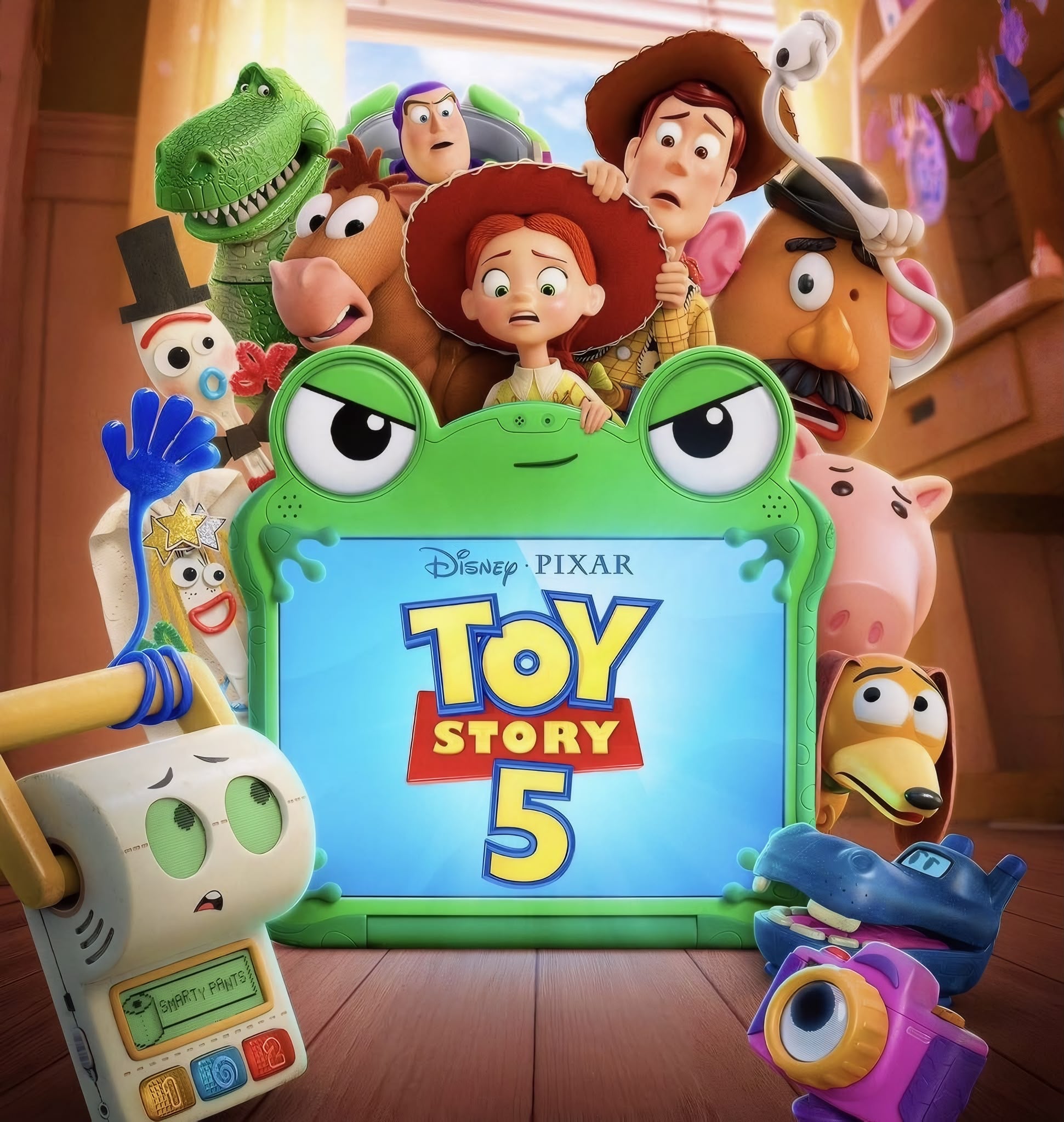 Disney Pixar Toy Story 5 Frameless Art Painting on Acrylic Sheet (30x30cm)