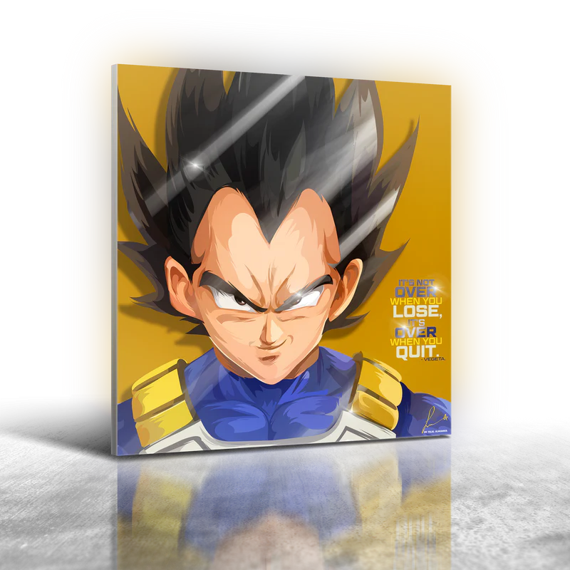Dragon Ball - Vegeta Frameless Art Painting (30x30cm)