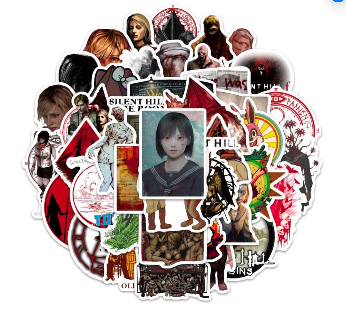 Silent Hill F Stickers (50pcs)