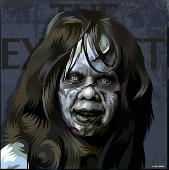 The Exorcist Frameless Art Painting (30*30 cm)