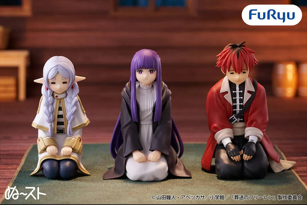 Anime Frieren: Beyond Journey's End Noodle Stopper - Frieren, Stark & Fern Figure Set of 3pcs (9cm)