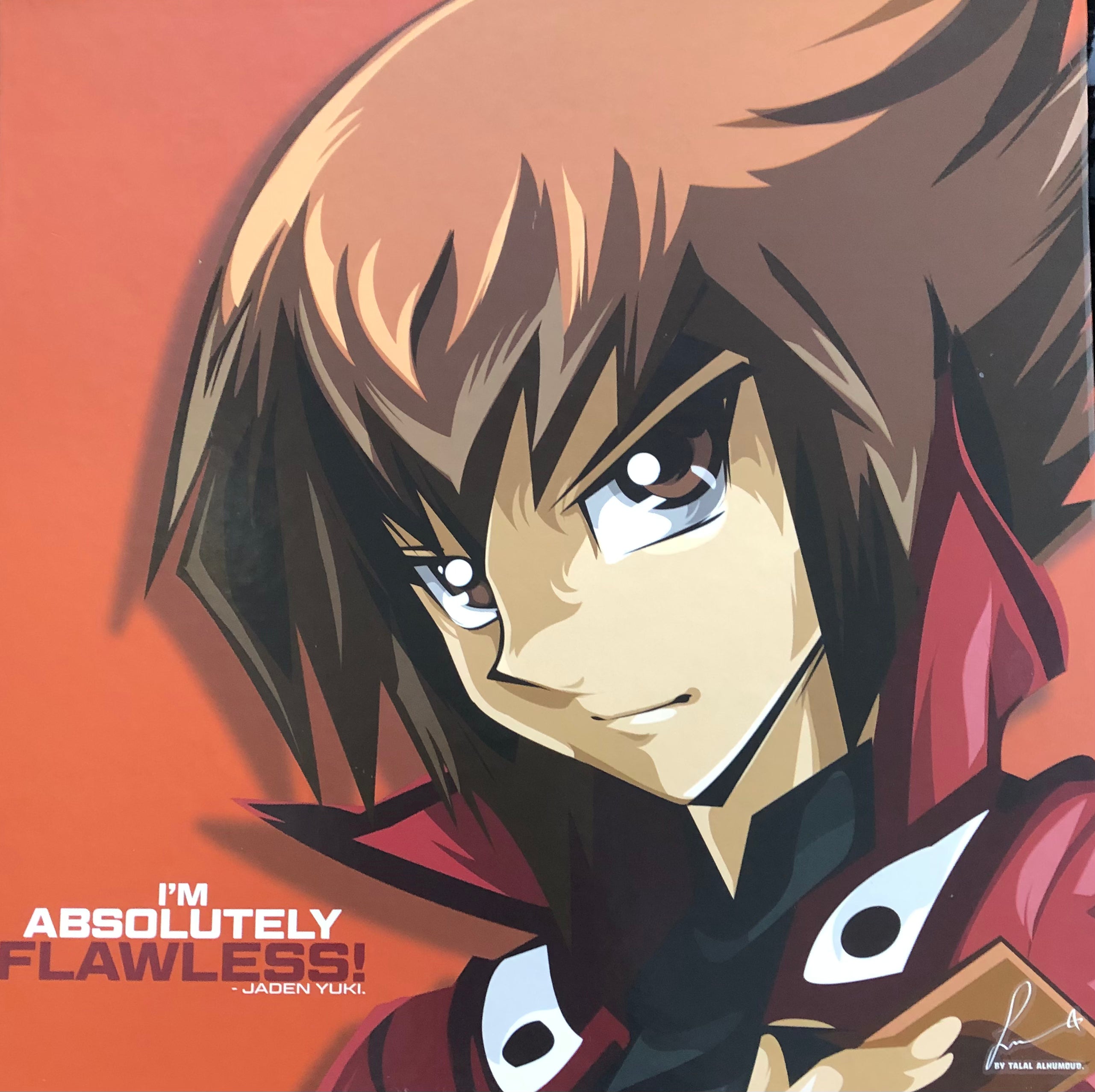 Anime YU GI OH - Jaden Yuki Frameless Art Painting (30*30 cm)