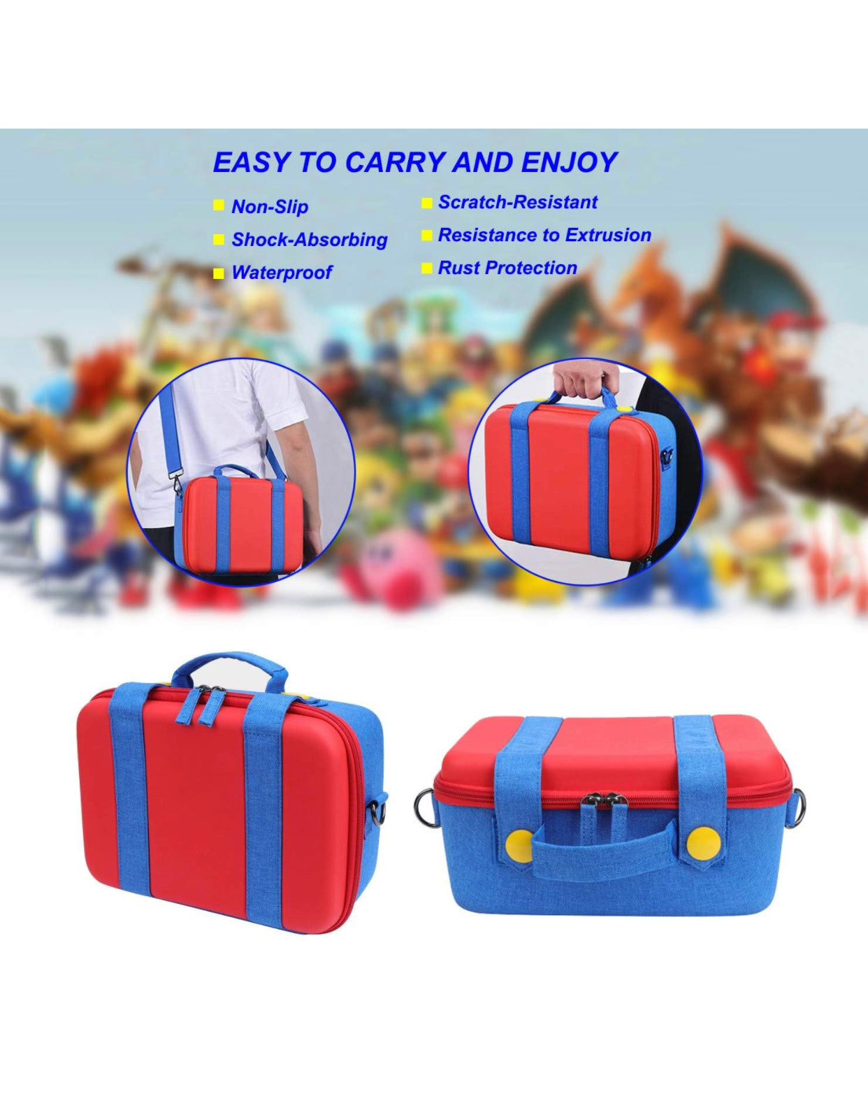 Protective Storage Bag for Nintendo Switch and Switch OLED