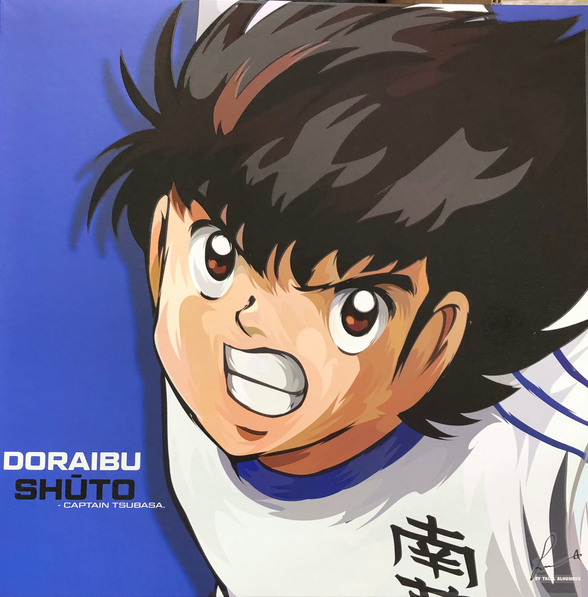 Anime Captain Tsubasa - Captain Tsubasa Frameless Art Painting (30*30 cm)
