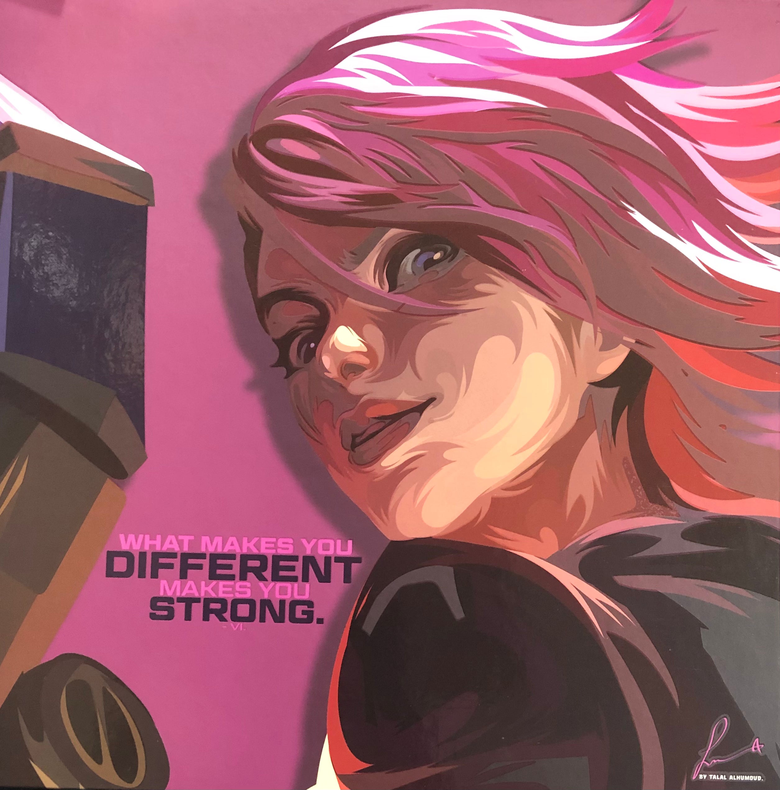 League of Legends - VI Frameless Art Painting (30*30 cm)