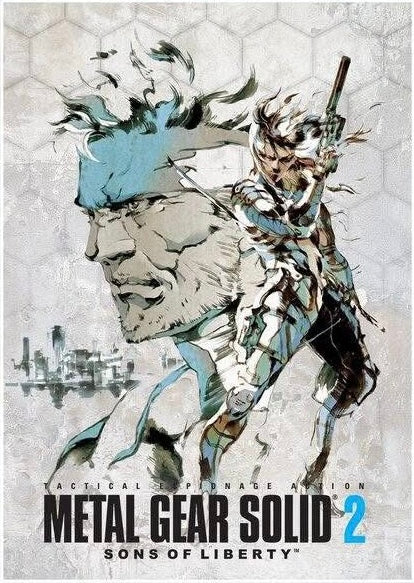 Metal Gear Solid 2 Decorative Painting Wall Wooden Posters (27x43cm)