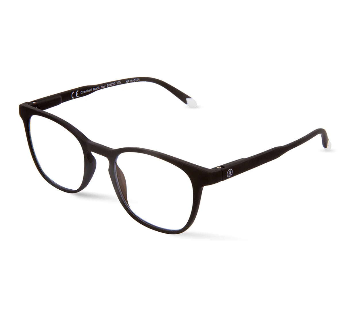 Barner Screen Glasses Dalston: Black Noir