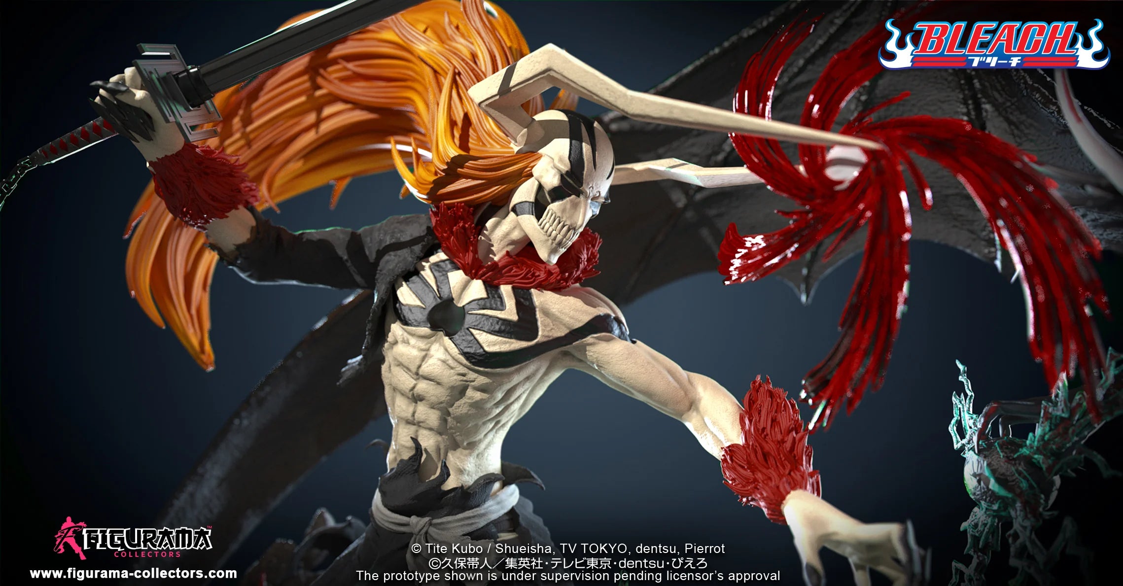Figurama Anime Bleach Kurosaki ichigo Ulquiorra cifer 1/6 Resin Figure