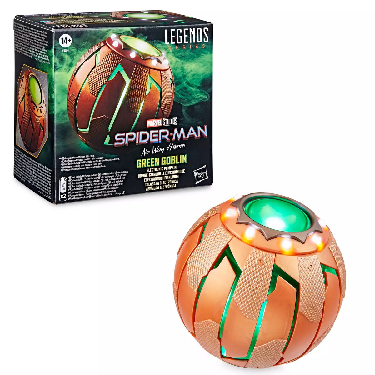 Marvel Legends Series Green Goblin Electronic Pumpkin, Spider-Man: No Way Home