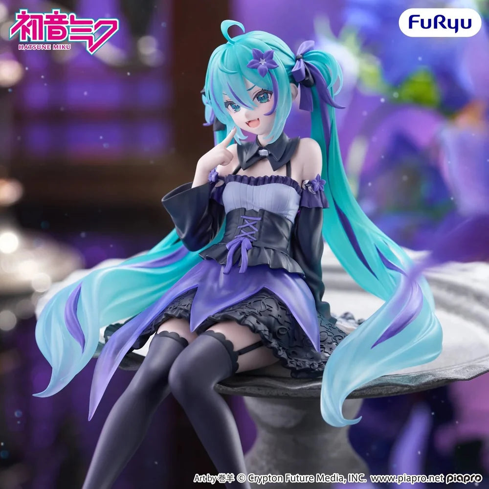 Anime Hatsune Miku Noodle Stopper - Flower Fairy Bellflower Ver. Figure (14cm)