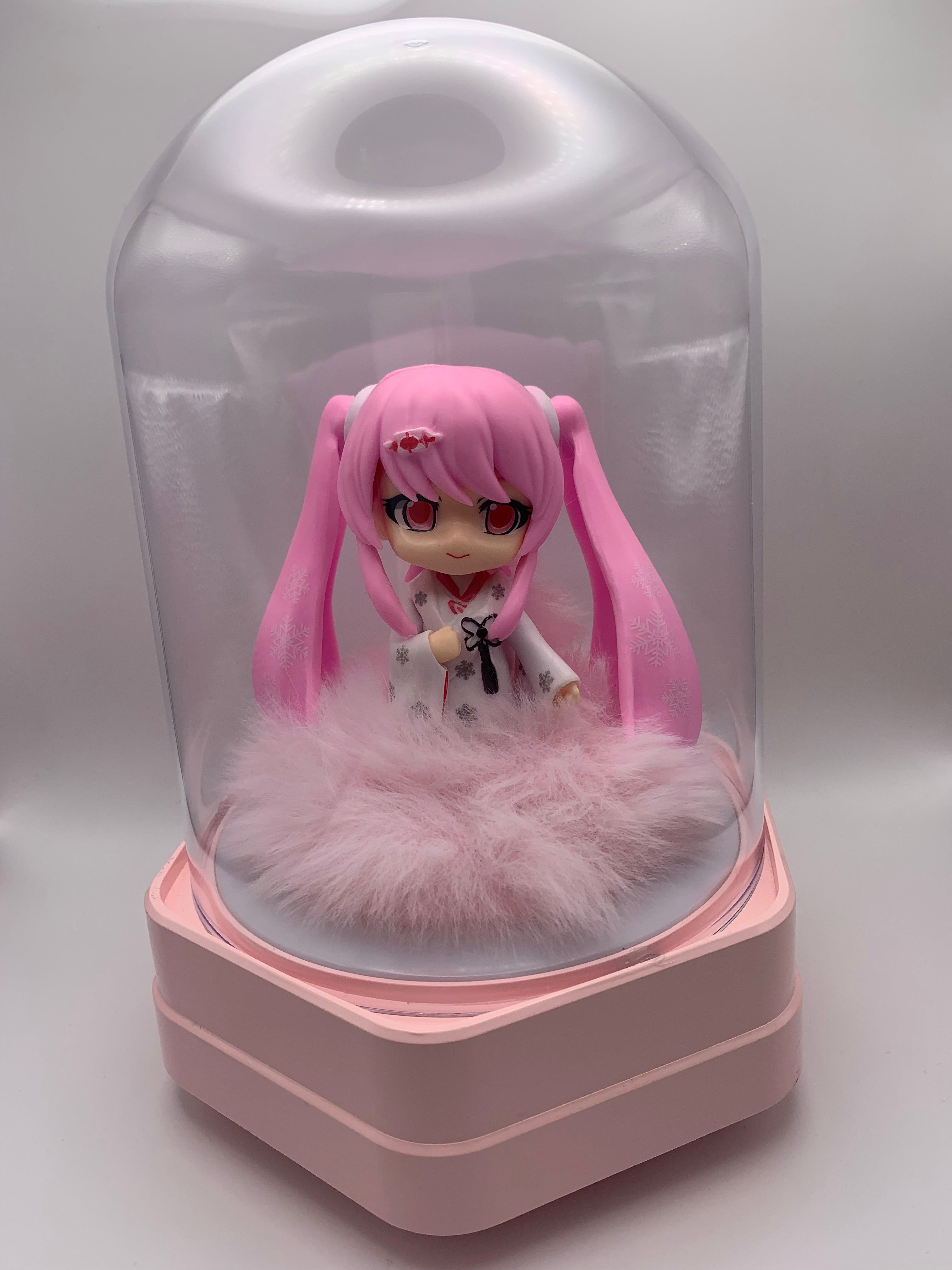 Hatsune Miku Sakura Rotating Music Night Light