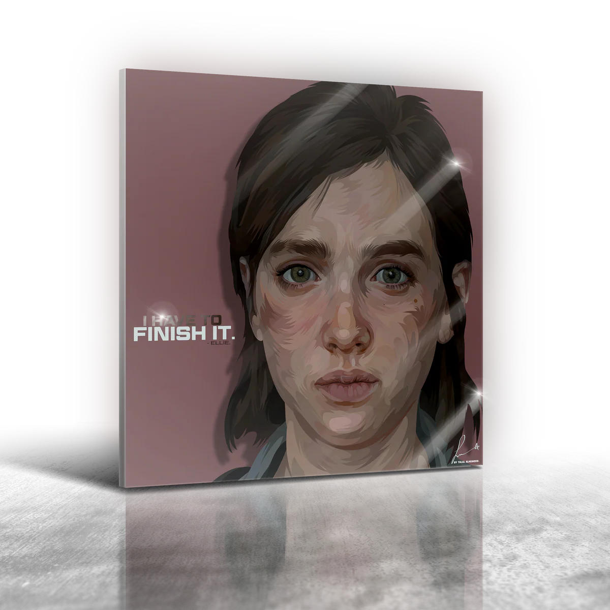 Last of Us - Ellie Ver 2 Frameless Art Painting (30*30cm)