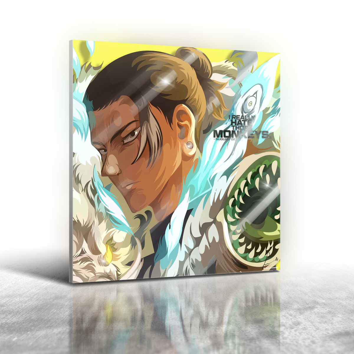Anime Jujutsu Kaisen - Suguru Geto Frameless Art Painting (30*30cm)