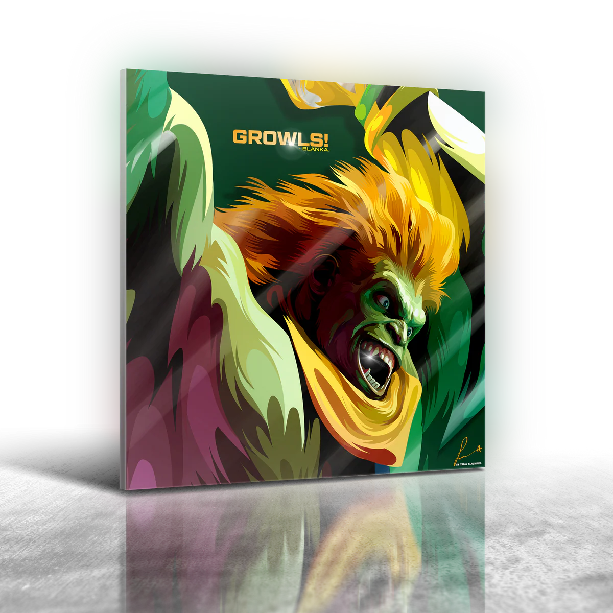Street Fighter 6 - Blanka Frameless Art Painting (30*30cm)