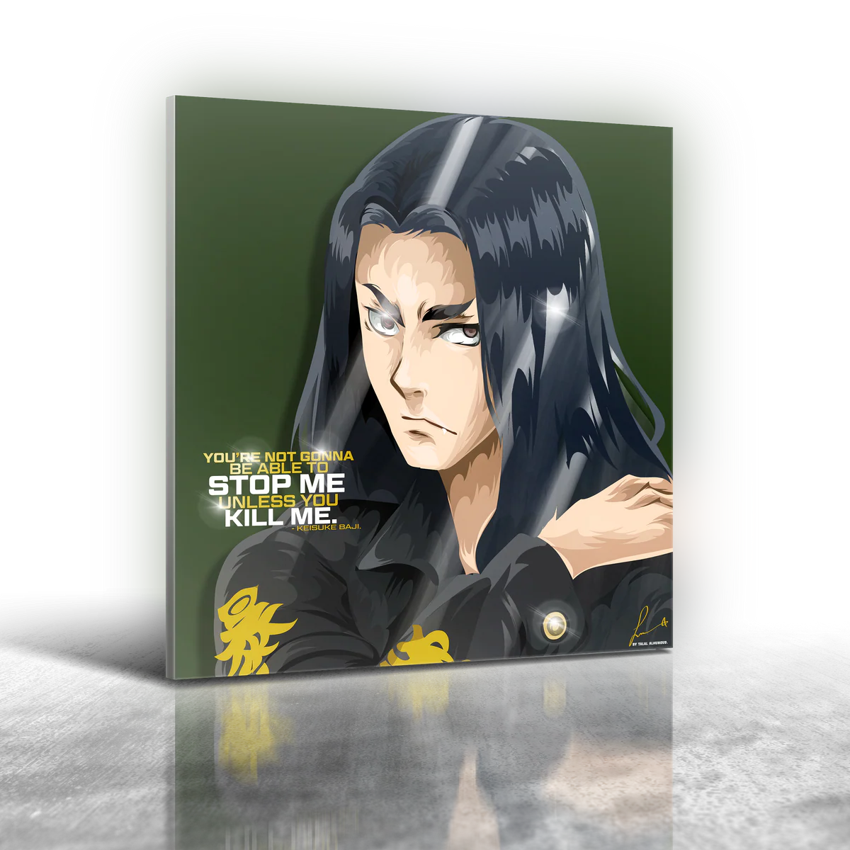 Tokyo Revengers - Keisuke Baji Frameless Art Painting (30x30cm)