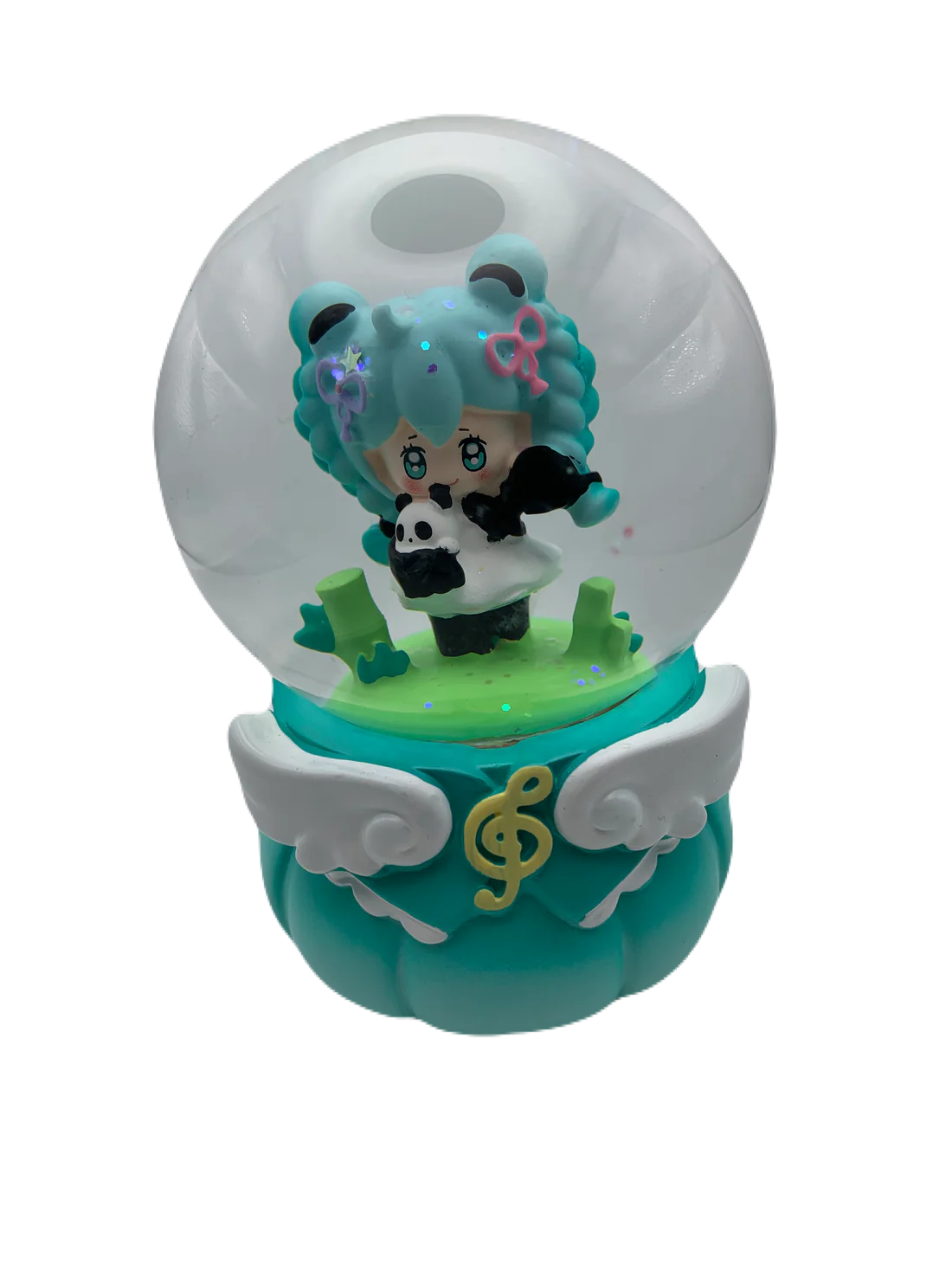 Hatsune Miku Musical Snow Globe 3D Crystal Ball, Music Box with Colorful LED Light 1 (13cm)