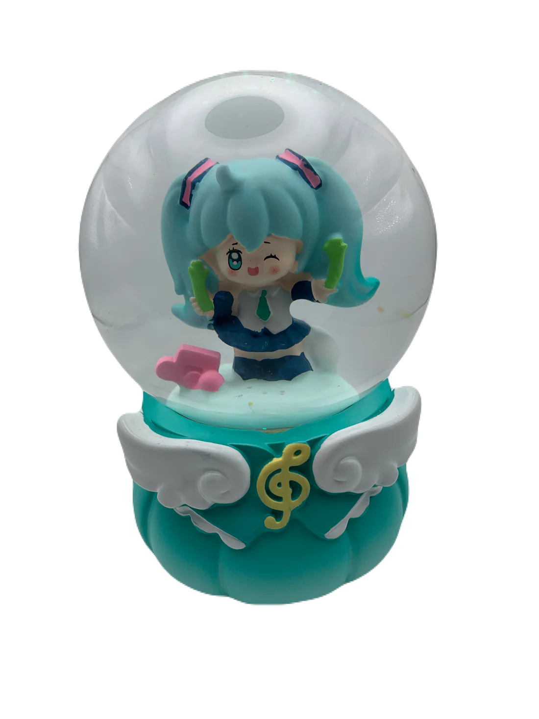 Hatsune Miku Musical Snow Globe 3D Crystal Ball, Music Box with Colorful LED Light 2 (13cm)