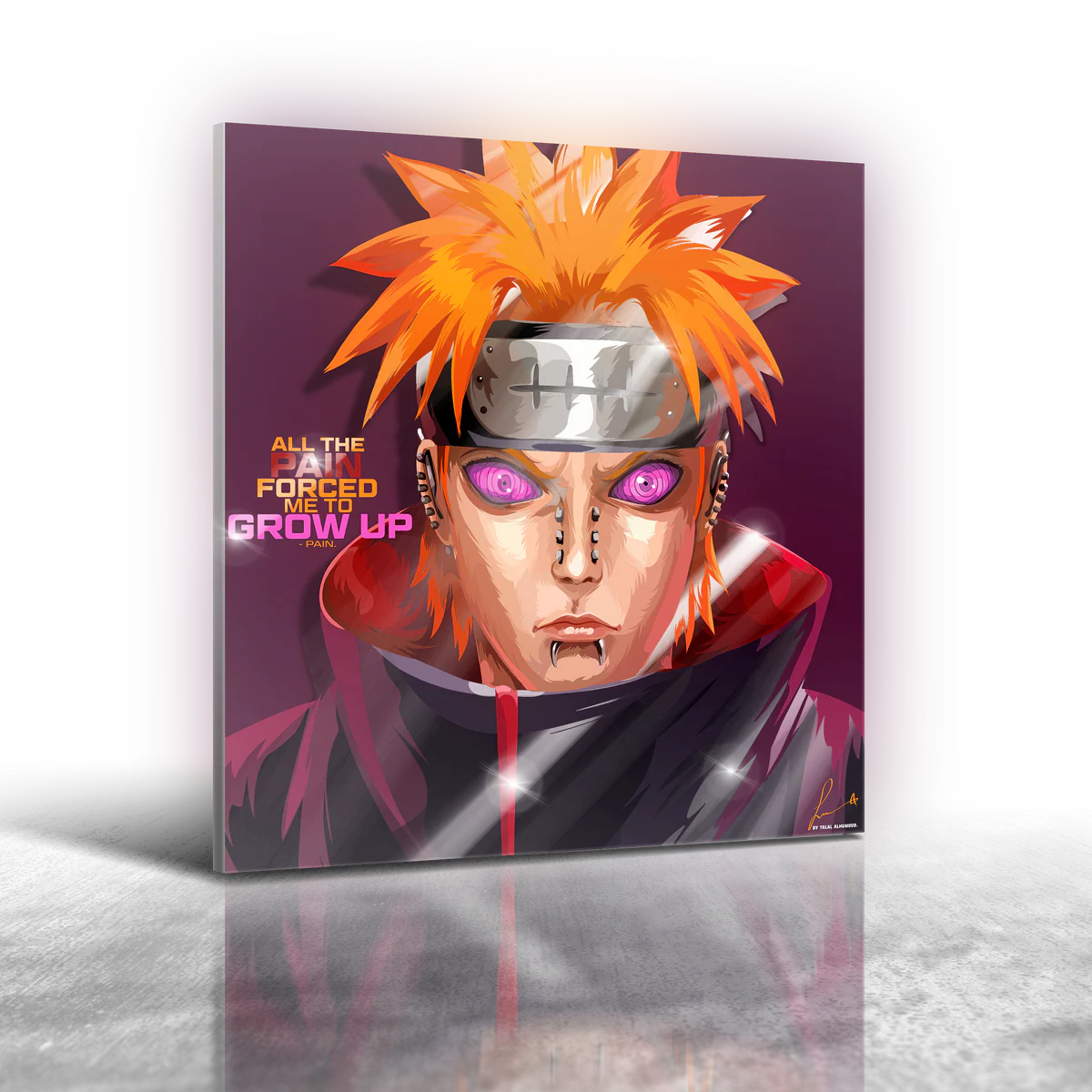 Anime Naruto Pain Frameless Art Painting (30*30cm)