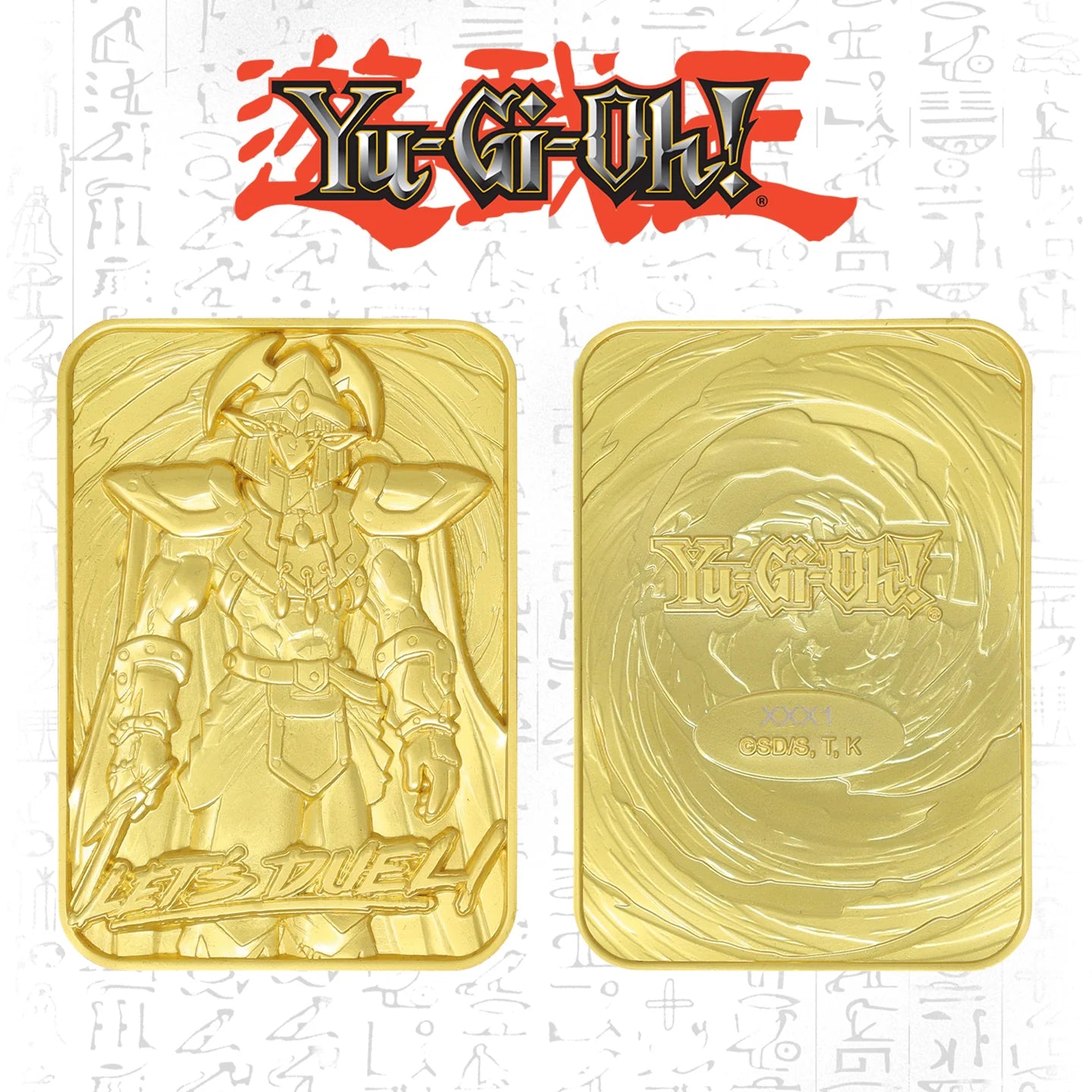 Yu-Gi-Oh! Limited Edition 24k Gold Plated Celtic Guardian Metal Card